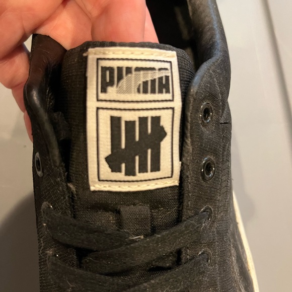 Puma Clyde Sneakers Black Size 11 - Picture 3 of 6